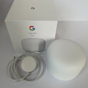 Google Nest Wifi H2D Router + Point Mesh System Dual-Band AC Smart Home Tested